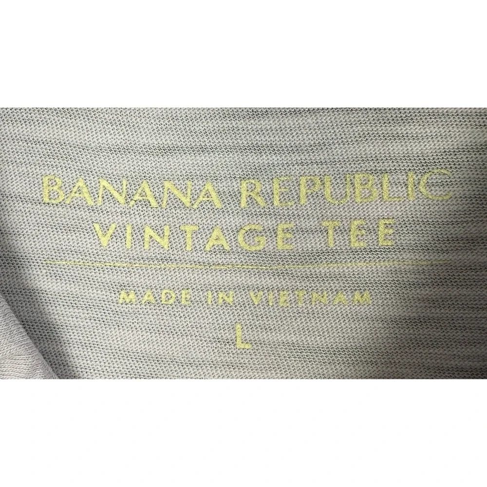 NEW Banana Republic Polo Shirt Mens Large Light Purple Vintage Tee Casual Rugby